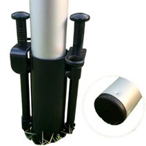 지지대 텐트 그늘막폴대 받침대 장박폴대 타프 캠핑 해먹 거치대 고정대, 단품