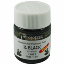 아이피피IPP 락카 도료 IPP-083 K.블랙 무광 18ml