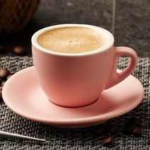 리자인 매트 에스프레소잔 세트 핑크