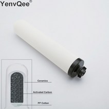 냉장고정수기필터 냉장고정수필터 1pcs 필터 카트리지 도자기 청정기 한외 여과 정수
