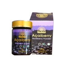브라질 아사이베리 파우더 100g 1병 스무디 아이스크림 과일주스 요거트 첨가