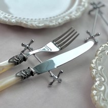 블리스홈 스텐 덤벨 수저받침 커트러리받침 플레이팅, 3P, M(8cm)