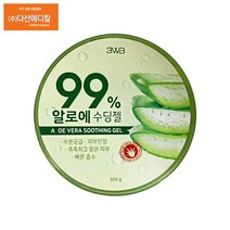 웰빙 예쁜얼굴 알로에 수딩 젤 300g 6개 겔 원형 수분 공급 진정 여름 피부