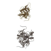 40x 황동 프랑스어 귀 와이어 귀걸이 보석 후크 핀치 보석 DIY 만들기 찾기