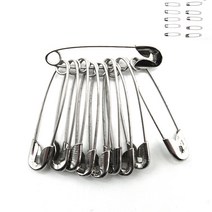 옷핀 소형10개입 클립날 장식옷핀