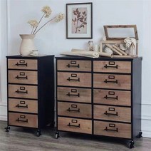 미국 컨트리 철제 수납장 인더스트리얼 빈티지 캐비닛, B