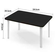 YEAR COLOR 이동식 다용도 접이식 침대 거실 미니 좌식 테이블 한국 현지 배송, 소파블랙