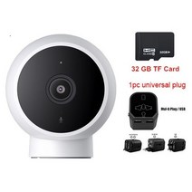 펫 베이비캠 홈 가정용 cctv 카메라 Xiaomi Mijia 스마트 IP 125 각도 1296P HD 와이파이 감시 웹캠 나이트 비전 AI 탐지 미 베이비 보안 모니터, [05] A EU 32GB