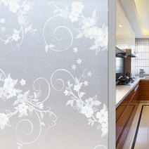 시선차단필름 개인 정보 보호 창 필름 비닐 자기 접착 유리 도어 열 제어 안티 UV 스티커 사무실 및 가정, 05 E_10 90x500cm