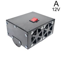 차량용히터 12v 차박 히터 온풍기 범용 자동차 히터 1224V 500W 팬 워머 Defroster Demister 겨울 휴대용, 01 12V