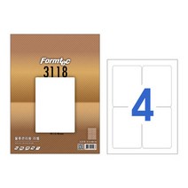 폼텍)물류관리용라벨(LS-3118100매), 단품
