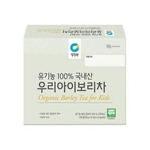 청정원 간편한 청정원 유기농 국내산 우리아이보리차 120g 명절 부모님 지인 선물 회사 탕비실 손님접대, 17개
