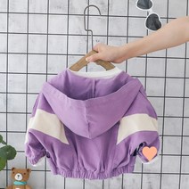날씨요정 아기 바람막이 간절기 후드집업 키즈 가을 주니어 점퍼