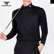 남성 골프 웨어 남자 반 폴라 긴팔 티 셔츠 의류 운동 복 기능성 초보 실외 스크린 실내 연습 장 롱 옷