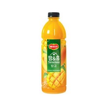 칠성 탕비실 손님대접 가족간식 델몬트 팜앤홈망고 주스 과즙음료 과일주스 생과일 1.2L 6개, 22세트