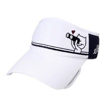 엘르골프 여성 고시 높은 UV챙 추가 썬바이저 6F47406, NAVY(820)