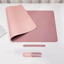 컴퓨터용책상 게이밍테이블 pc방책상 휴대용 홈 오피스 대형 마우스 패드 게이머 방수 PU 가죽 데스크 매트 컴퓨터 Mousepad 키보드 테이블 커버 Dota 들어, [02] 100X50 CM, [26] PinkPurple car line
