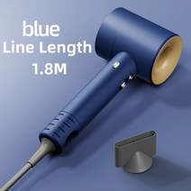 세면대필터 수전 샤워기필터 전문 리프리스 헤어 드라이어 음이온 빠른, Blue, EU