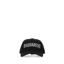22FW DSQUARED 블랙 코튼 베이스볼 캡 BCM060405C00001 M063