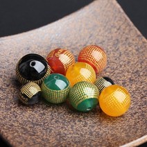대비주 경전 원석 악세사리 불교 팔찌 만들기 팔찌 공예 DIY 재료 악세사리 부자재, 검정