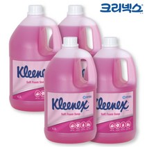 크리넥스 핸드워시 폼 솝 그린플로럴향 4L x 4개 _078979EA, 1, 본상품선택