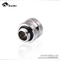 Bykski-하드 튜브 피팅 OD12MM 경질 G1/4 안티 오프 하드 파이프 커넥터 PC 수냉 액세서리, 04 Silver_03 OD16mm