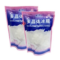 [수연중국식품] 빙탕 조각설탕 백설탕으로 만든 얼음사탕, 2봉, 380g