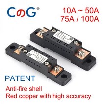 CG FL-2C 10A 15A 20A 30A 50A 75A 100A 75mV 디지털 전압 DC 션트 미터 아날로그 전류계 전류 저항 (베이스 포함), 40A Shunt, 0.5 Class_75mV