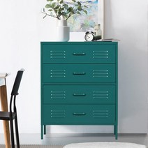 사무실 서랍장 소형 책상 밑 보조 이동식 파일 캐비닛 낮은 테이블 멀티 펌핑 작은 잠금, 0.6mm, 진한 파란색 이중 도어 사물함