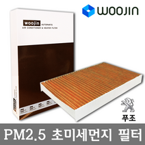 우진필터 PM2.5 초미세먼지 푸조 에어컨필터, RCZ/YCT01