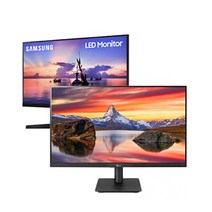 중고모니터 삼성 LG LED LCD 22 23 24 사무용 게임용, 23인치 삼성+LG 랜덤