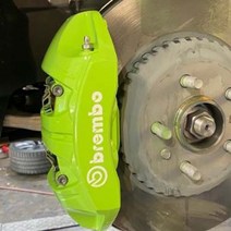 brembo 스티커 자동차 데칼 스티커 브레이크 캘리퍼 스티커, 브렘보 블루(반사) XS