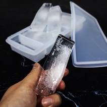 라이프란스 식약처승인 왕 얼음틀 실리콘 트레이 뚜껑포함 큰얼음 빅아이스볼 화이트 흰색, 스틱6구(화이트)