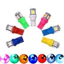 20pcs 6V 6.3V T10 LED W5W 194 168 자동차 웨지 커패시터 파일럿 클리어런스 라이트 핀볼 머신 게임 전구, 한개옵션1, 02 crystal blue