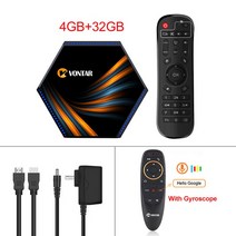 셋탑박스 셋톱박스 스마트 8K 안드로이드 11 맥스 8GB 램 롬 RK3566 11.0 미디어 플레이어 유튜브 셋톱 박, 03 4G32G G10_01 미국 플러그