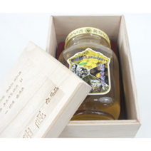 100% 천연 봉화 태백산 아카시아 벌꿀 2.4kg (목각상자), 1개