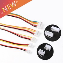 JST XH2.54 XH 2.54mm 와이어 케이블 커넥터 2 3 4 5/6 핀 피치 수컷 암컷 플매트 카펫 러그 곡선 바늘 소켓 200mm 26AWG 10 세트, [05] 6P