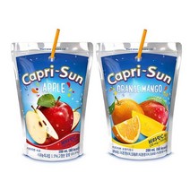 카프리썬 오렌지 망고 200ml x 20p + 사과 200ml x 20p, 1세트