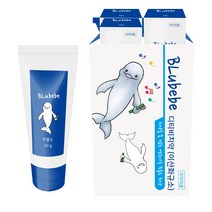 무불소 블루베베 디티비치약40g 4개 8개 옵션구매시 4입 단상자증정 할랄 에코서트 USDA인증물질함유 삼키는대상 영유아 요양원 애견 애묘 누구나 사용가능, 40gx4개