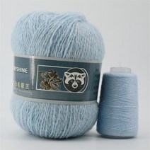 목도리뜨개실 가방 손 모자 뜨개실 뜨개질실 캐시미어 밍크 모피 원사 손 뜨개질 긴 봉제 양모 크로셰 가을, 53 875