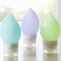 희망 사각공병60ml(실리콘) / 화장품용기 밀폐 향수 핑크, 20개