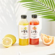 [희망으로 같이가게] 달콤공장 수제청 레몬청 & 자몽청 & 호두생강칩 (2구), 골드 레몬청&오자몽