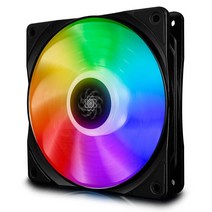 커스텀수냉 pc 쿨러 게이밍 DEEPCOOL CF120 ARGB 120mm 주소 지정 가능 팬 5V 3PIN 인터페이스 컴퓨터 케이, 01 Black_01 A-RGB_01 WHITE