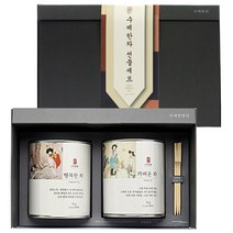 자연애 선생님선물 목에좋은 전통차 선물세트, 1세트, 2종세트(행가/20티백)