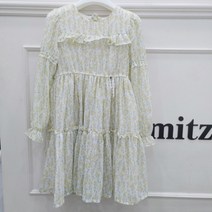 [페리미츠] 라임쉬폰 원피스P2212O673
