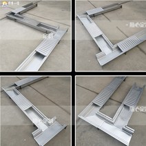 스테인리스 수로 배수로 하수 트렌치 배수관 그레이팅 수영장 목욕탕 우수 덮게 주방 U, R.201 덮게 200x580x25mm개