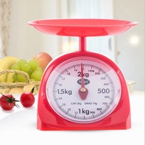 주방저울 정밀기계식 조리용품 제빵용 요리 주부필수품 휴대용 계량, 주방저울1kg-파랑, 상세페이지 참조2