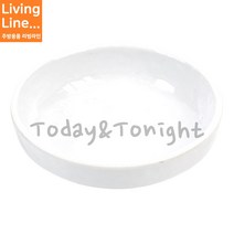 Kitchen 화이트 블랙 유광 돌산 멜라민 반찬기 한식 반찬 그릇 원형 찬기볼 구프 쿠프, Kitchen_구프 백스톤 -6599, 1개