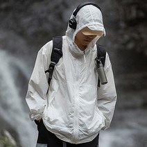 키도한조 자외선차단 UPF50+ 바람막이 가을 봄 아웃도어 재킷 남녀공용