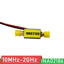 INA02186 10Mhz ~ 2Ghz LNA RF 선형 증폭기 32dB gain N02 Ham Radio HF FM SDR 용 저잡음 전력, 한개옵션0